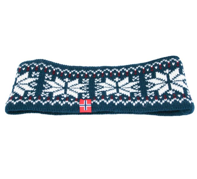 Main Image Headband knittet stars navy/white