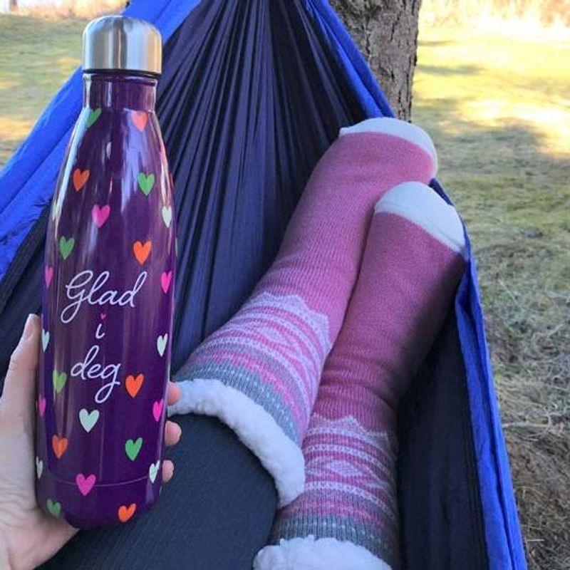 Vacuum flask, purple, 