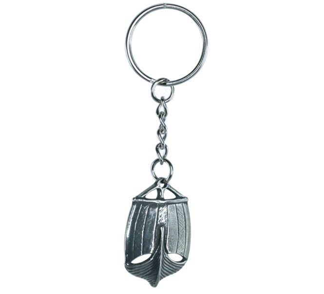Main Image Key Chain, Vikingship with sail Tinn-Per