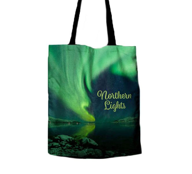 Main Image Tote bag, Northern Lights