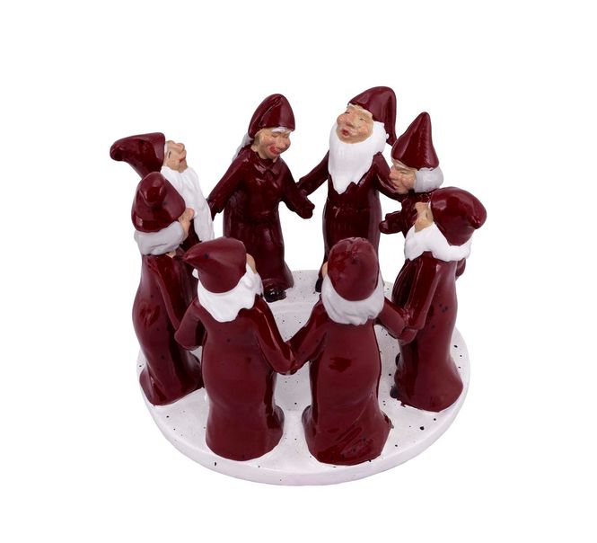 Main Image Dancing santas, red, 13,5 cm, Harvesttime