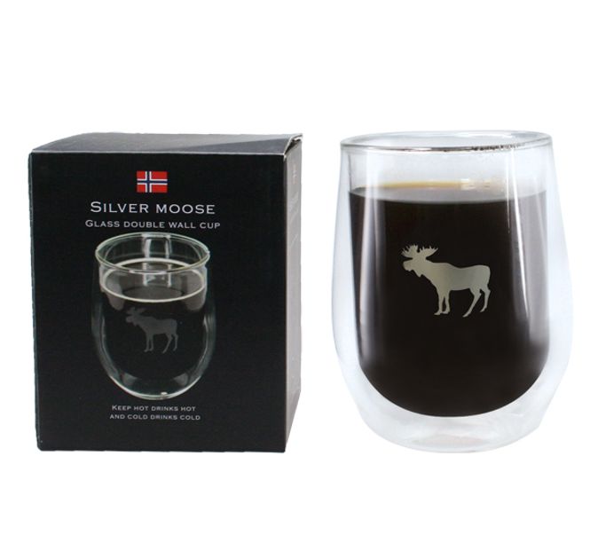 Main Image Silver Moose double wall glass