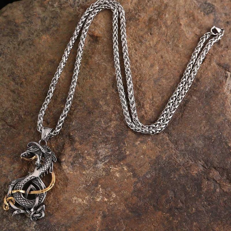 Viking necklace, Dragon