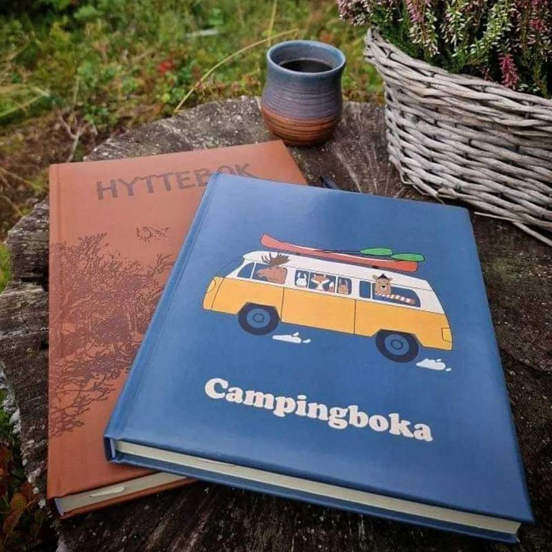 Camping book, dark blue