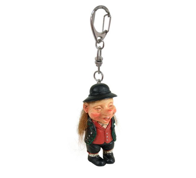 Main Image Keychain troll man wearing hardanger bunad