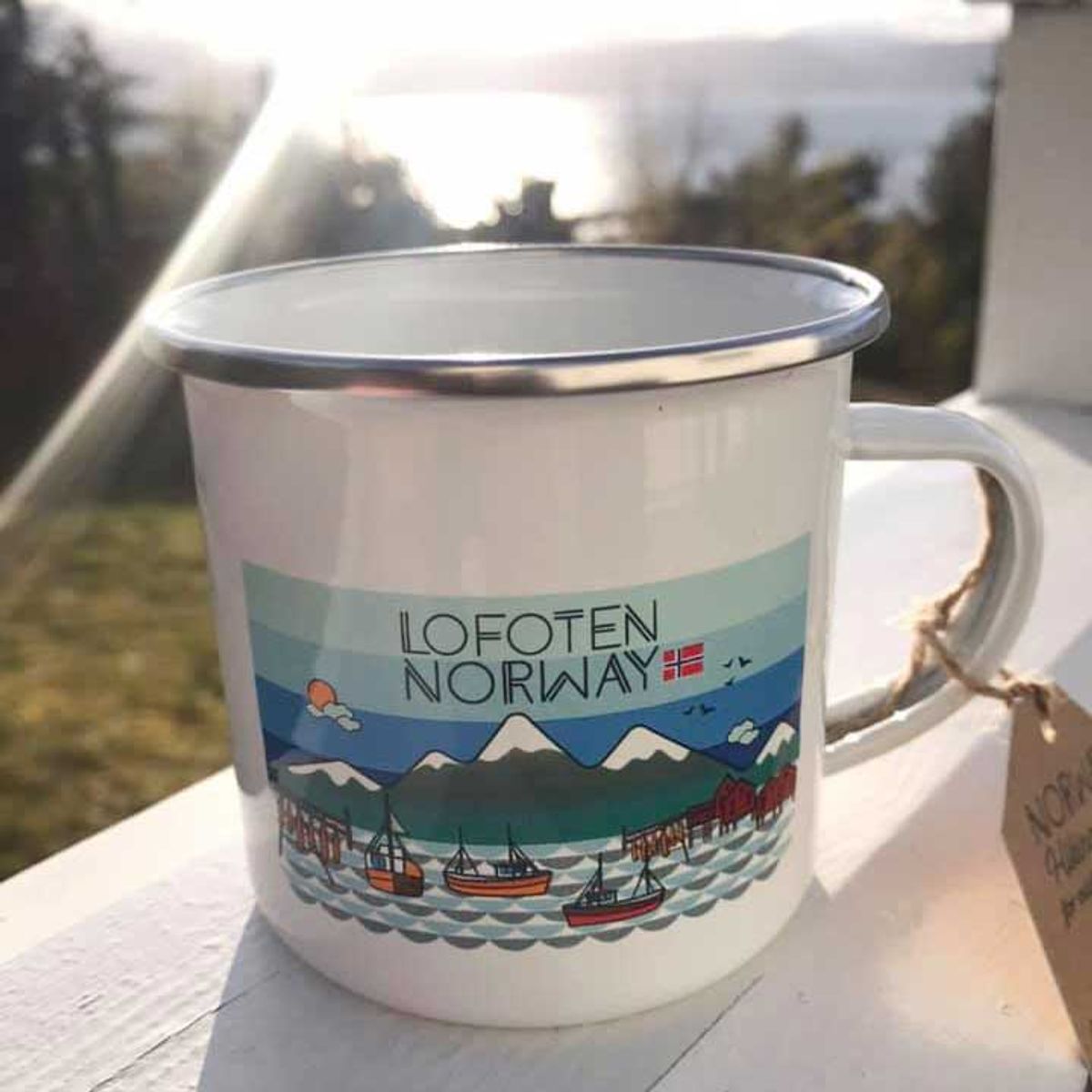 Enamel mug, Lofoten