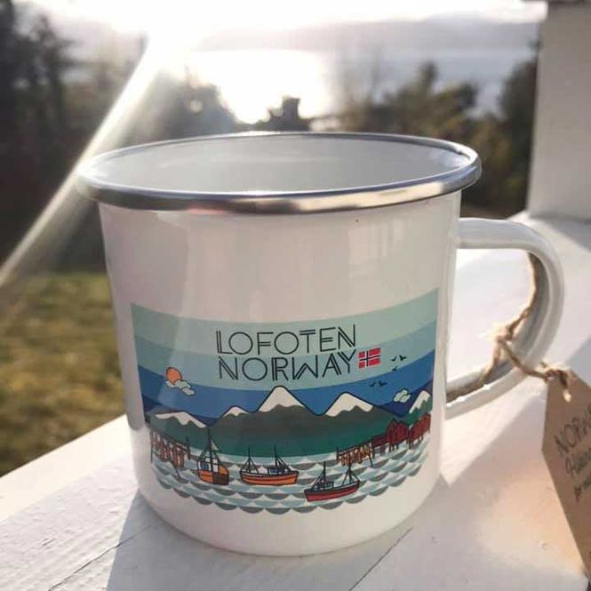 Main Image Enamel mug, Lofoten