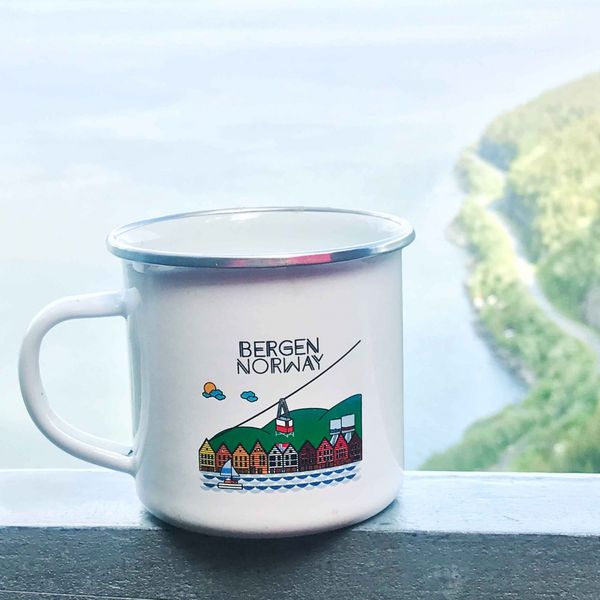 Main Image Enamel mug, Bergen 