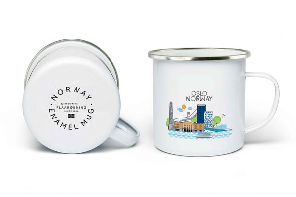 Main Image Enamel mug, Oslo