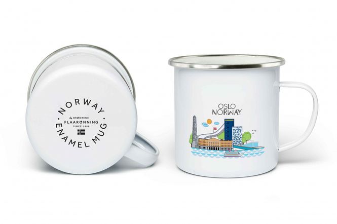 Main Image Enamel mug, Oslo