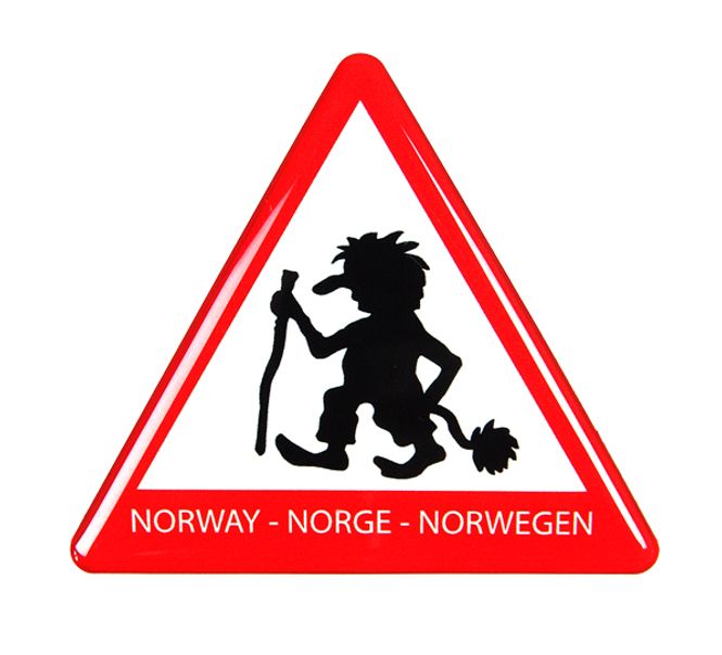 Main Image Magnet, troll road sign