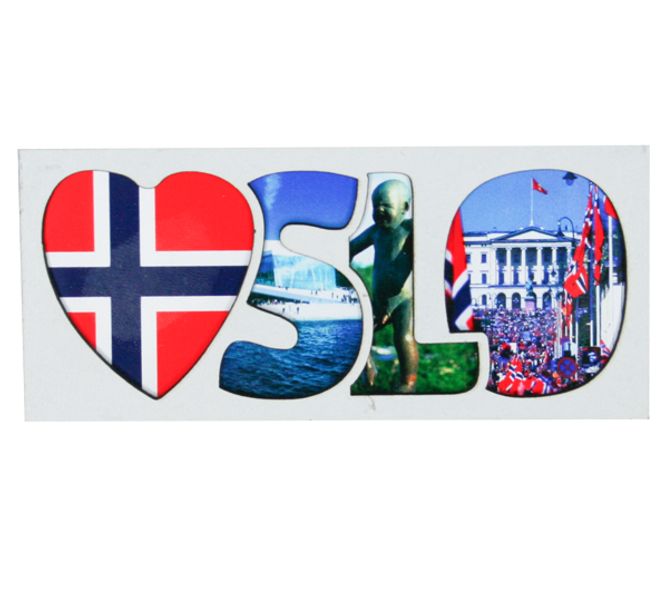 Main Image Wooden magnet, Oslo