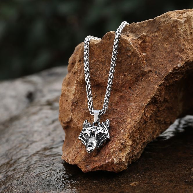 Main Image Viking jewelry, Fenrir wolf, small