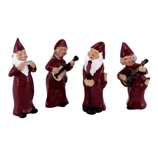 Main Image Santas playing together, 8 pcs, Harvesttime