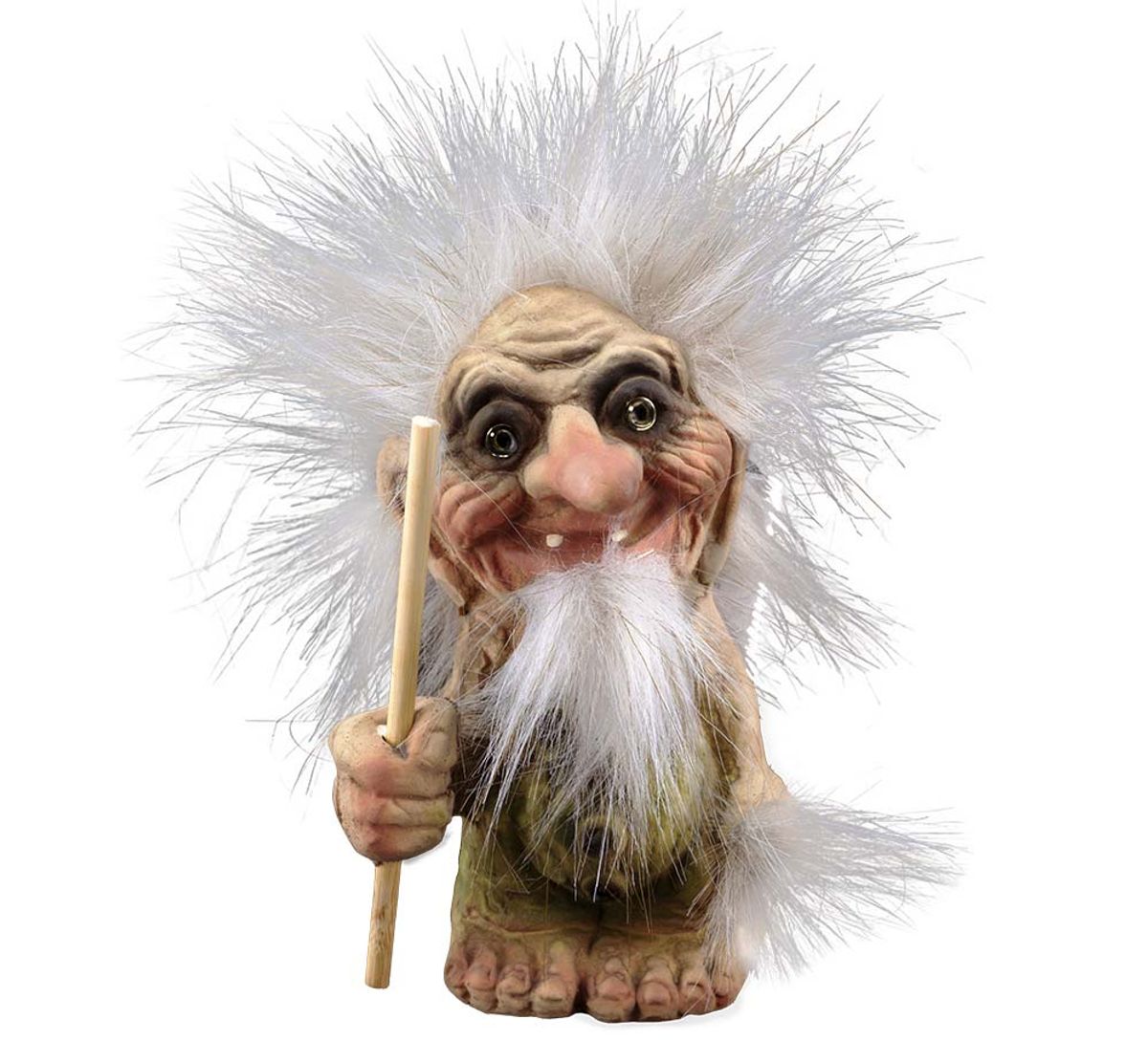 Troll, small old with stick, (Troll # 008)