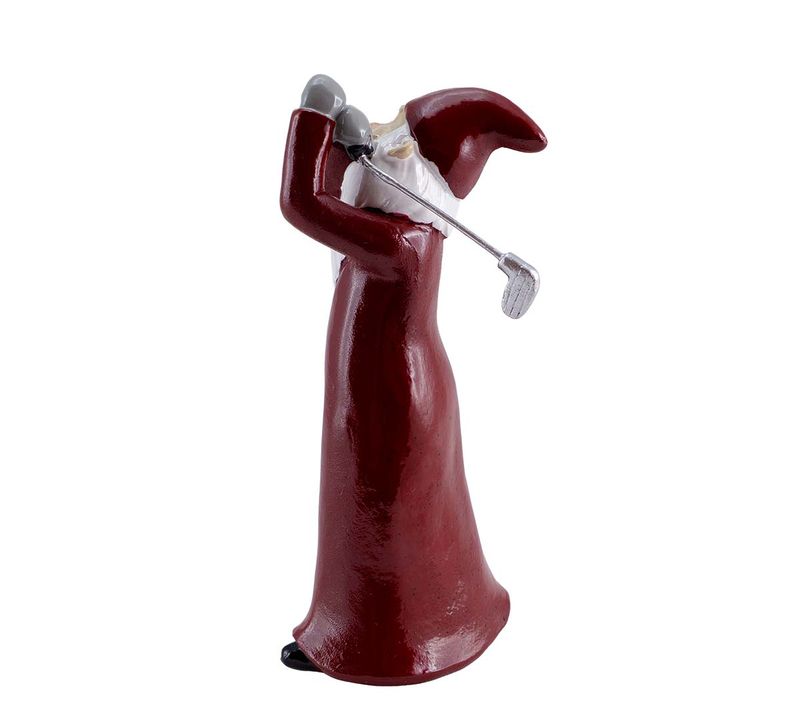 Golfer, santa swinging, Harvesttime