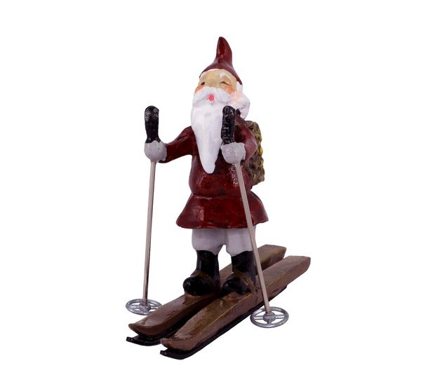 Main Image Santas skiing, 8 pcs, Harvesttime