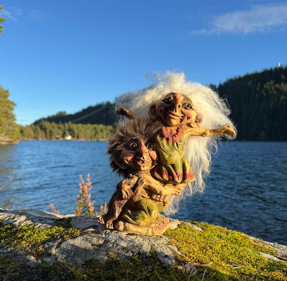 Troll couple with dog, Limited edition 2026 (Troll #328)