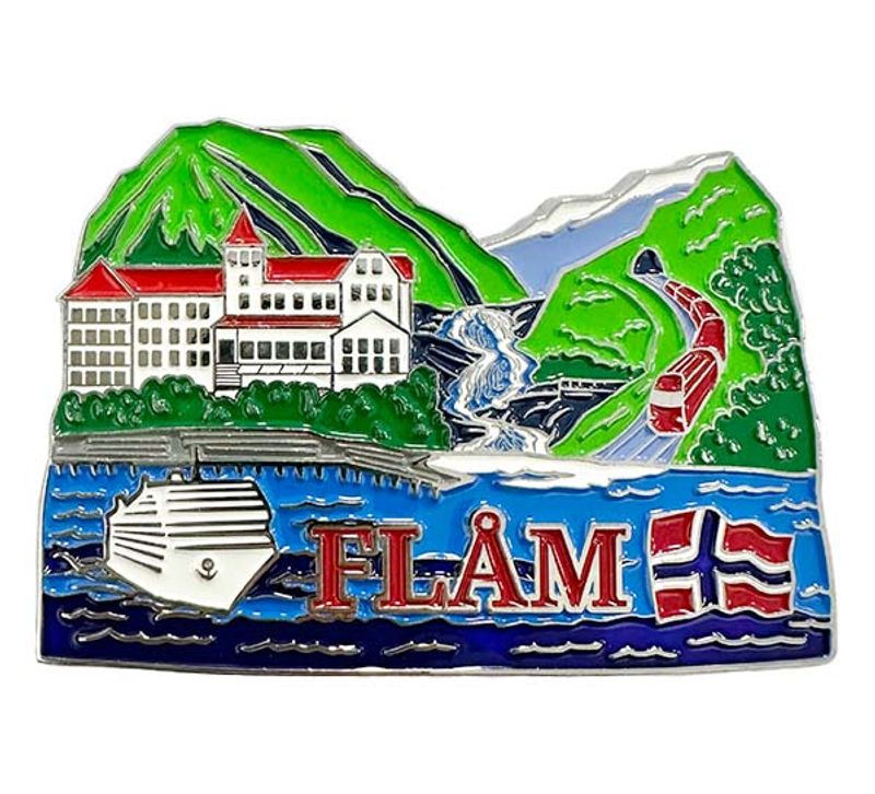 Magnet i metall, Flåm
