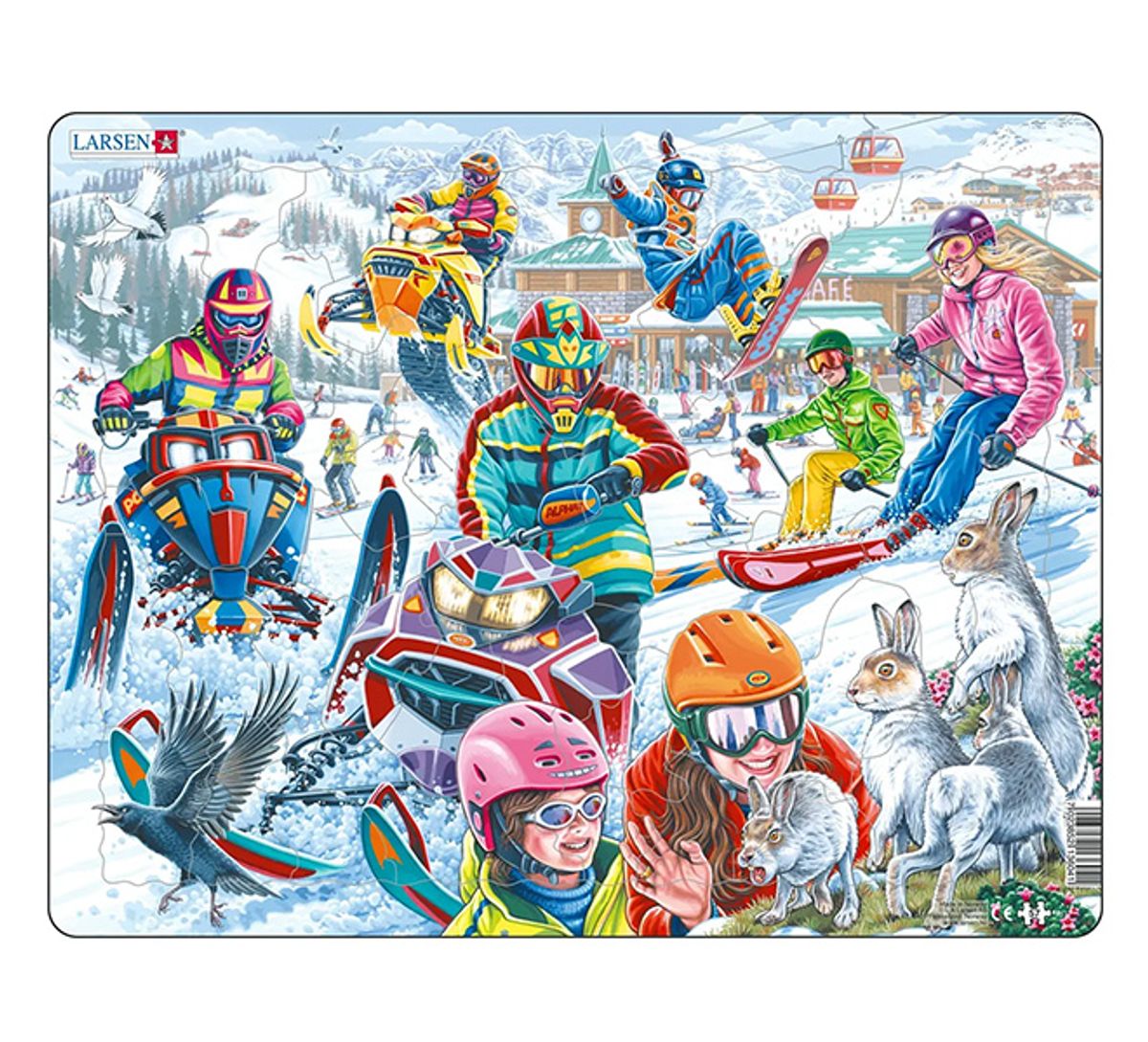 Hares, speedy snowmobiles