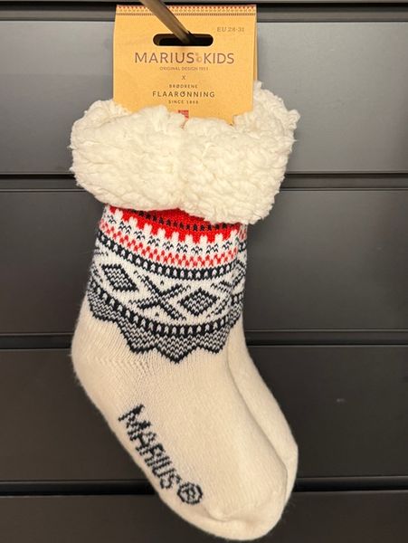 Main Image Snuggle socks kids, MARIUS®KIDS pattern, white