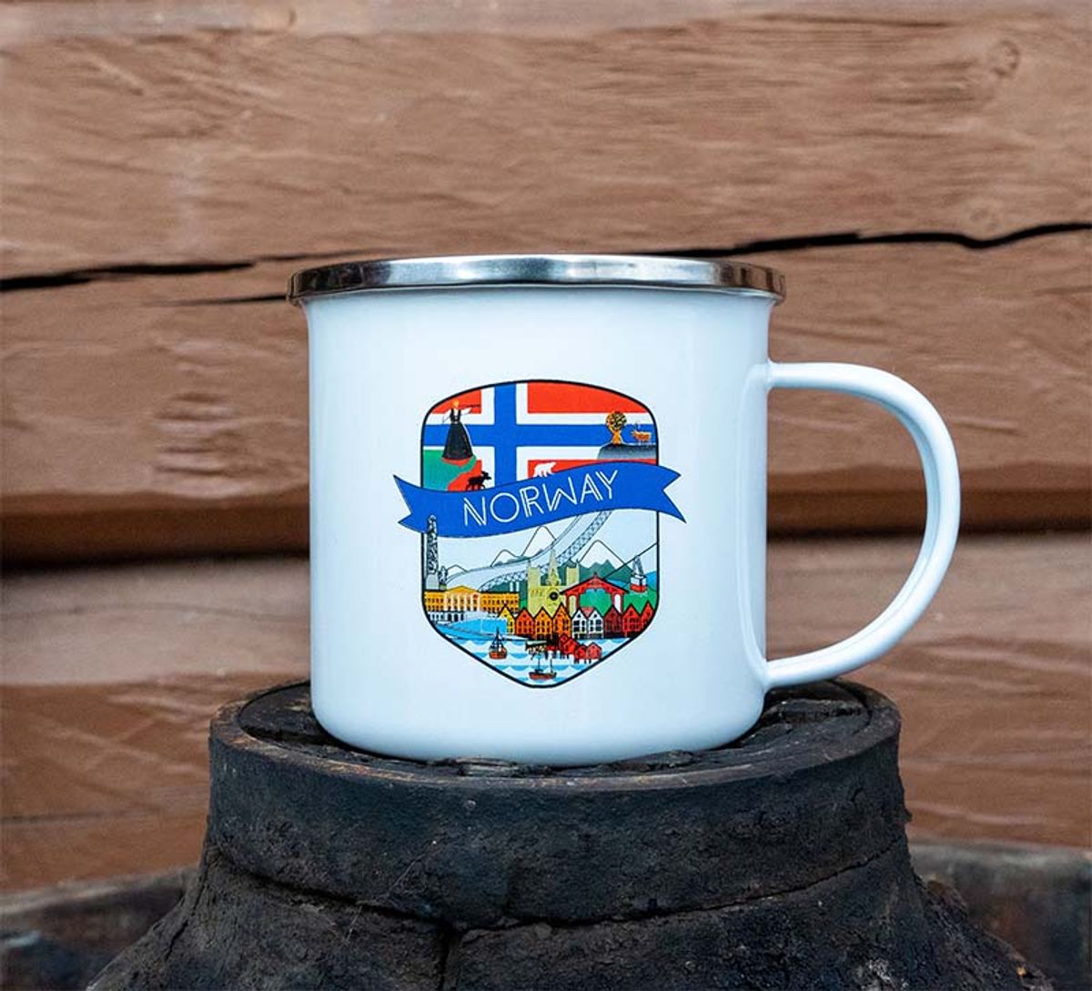 Enamel mug, Norway