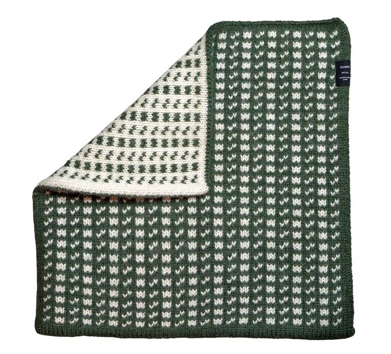 Sitting pad Islender, green/white