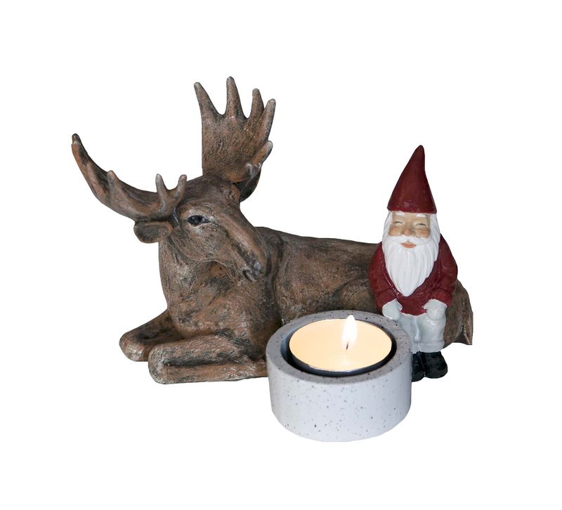 Santa and moose, Harvesttime