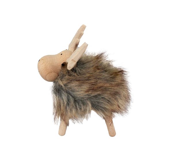 Main Image Reindeer made of wood, small