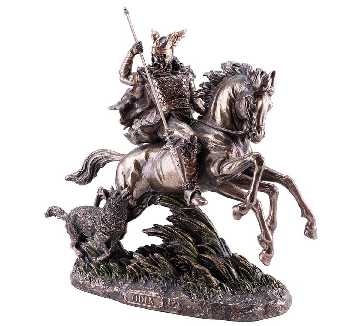 Norse God, Odin riding on Sleipnir