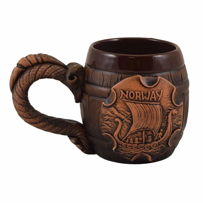 Main Image Mug 0,5L, handmade ceramics, Viking ship
