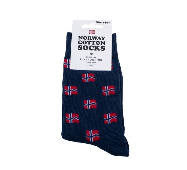 Image of Socks, Norwegian flags