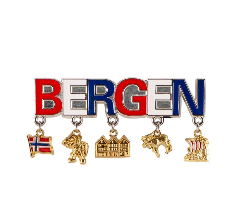 Magnet Bergen with pendants
