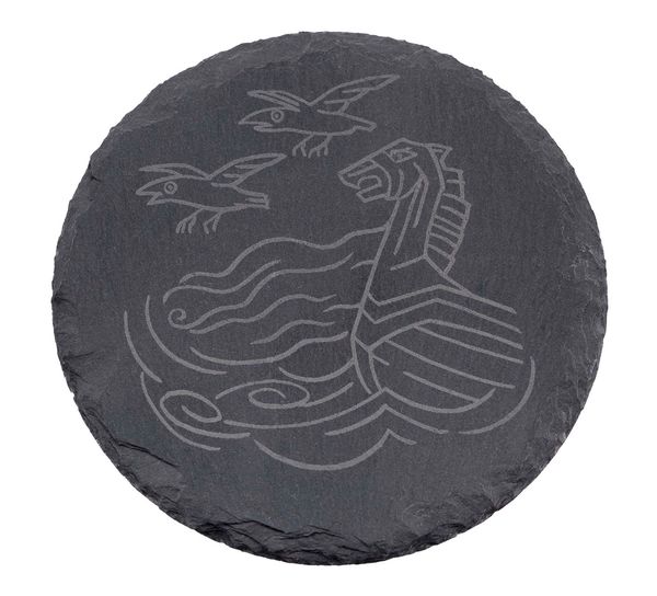 Main Image Slate coasters, Olav the Saint and Harald ...