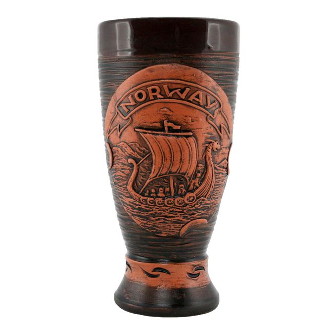 Main Image Wine mug 0,6L, handmade ceramics, Viking Ship