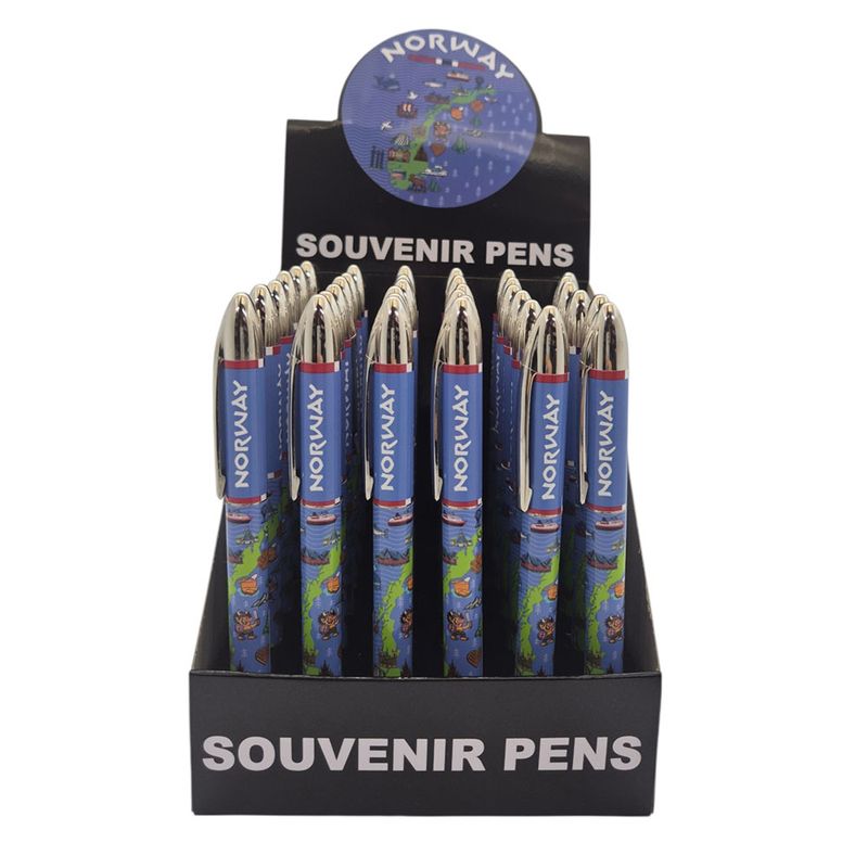 Pen, Map of Norway