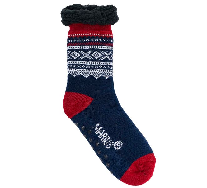 Main Image Snuggle socks, MARIUS® pattern, blue/white/red, ...